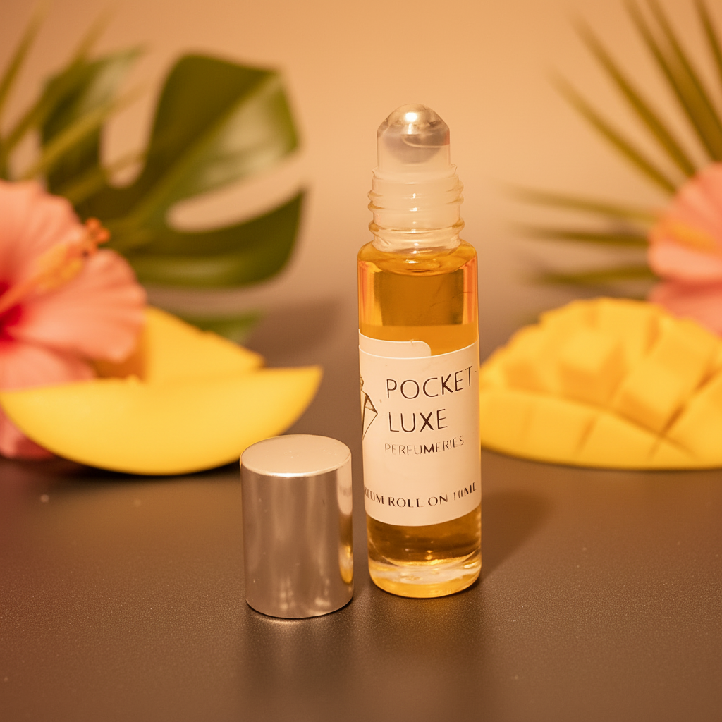 077 Inspired by  Mango Skin Vilhelm - 10ml parfum oil roll on