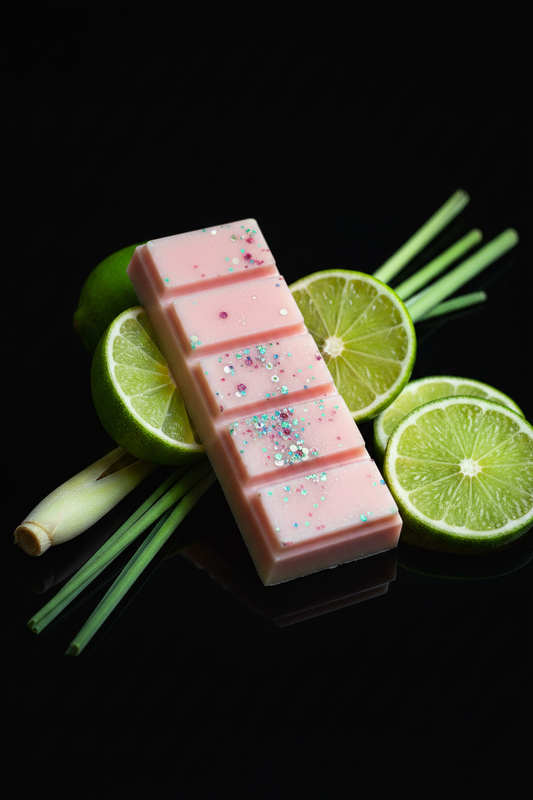 Lemongrass Persian lime  snap bar wax melt