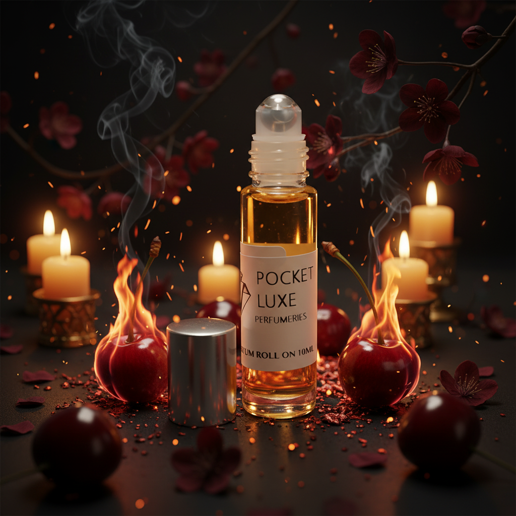 041 Inspired by Burning Cherry kayali - 10ml parfum oil roll on